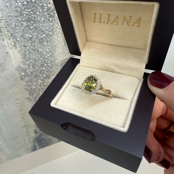 NWT Iliana 18k Sphene and Diamond Ring - Picture 4 of 5